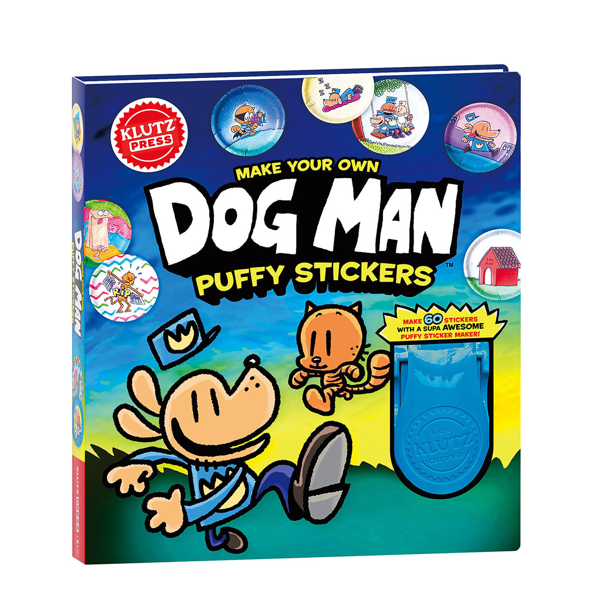 Make Your Own Dog Man Puffy Stickers
