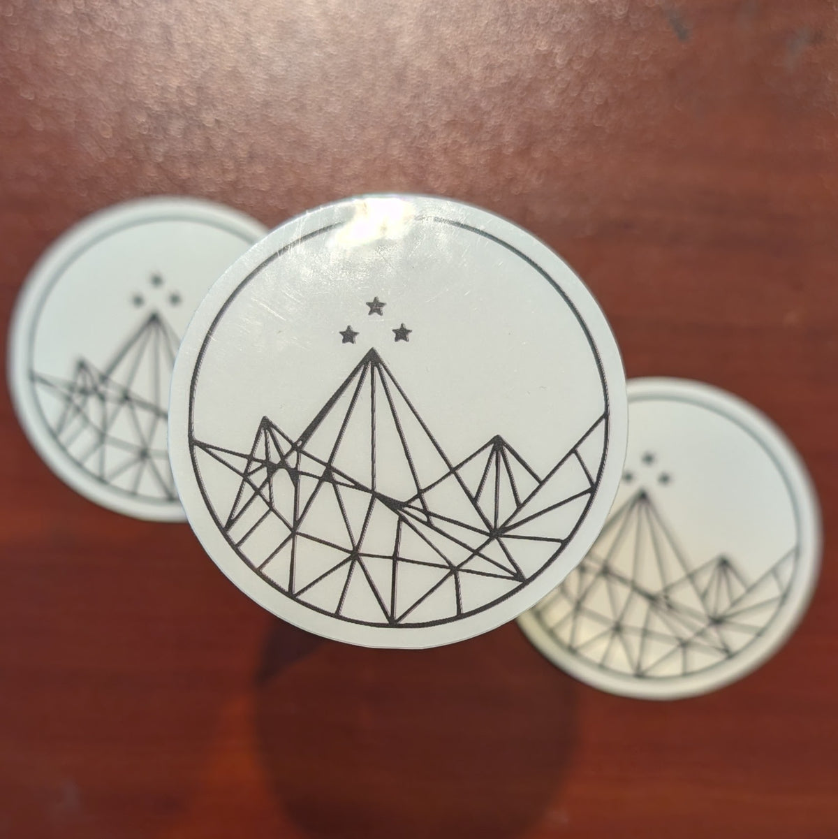 Velaris Mountain Sticker – Geometric Night Court Inspired Design